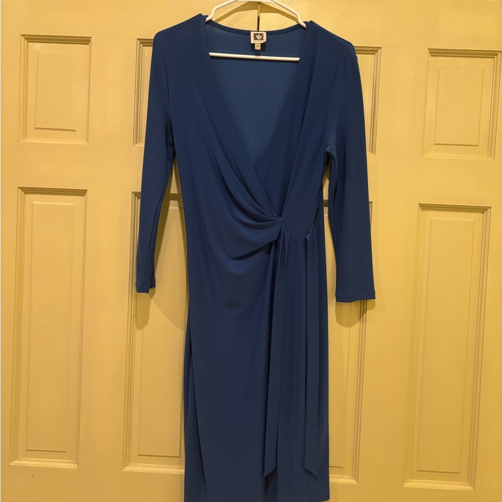 Anne Klein Deep Blue Midi Dress